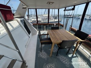 cockpit, Ocean Alexander 42, trawler for sale