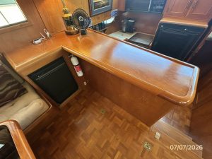 navigation station, Ocean Alexander 42, trawler for sale