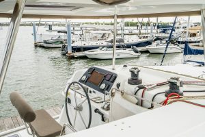helm, Lagoon 42, catamaran for sale