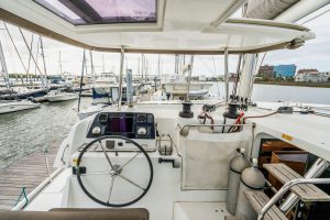 helm, Lagoon 42, catamaran for sale