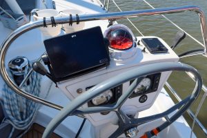 helm, Catana 47 Ocean Class, catamaran for sale
