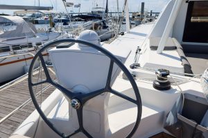 helm, Catana 47 Ocean Class, catamaran for sale