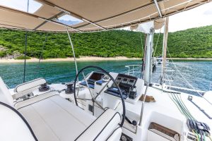 helm, Lagoon 560, catamaran for sale