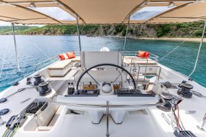 helm, Lagoon 560, catamaran for sale
