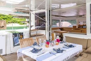 cockpit, Lagoon 560, catamaran for sale