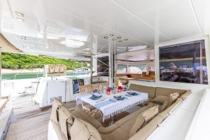 cockpit, Lagoon 560, catamaran for sale