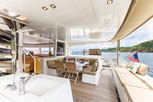 cockpit, Lagoon 560, catamaran for sale