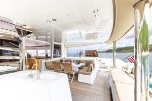 cockpit, Lagoon 560, catamaran for sale