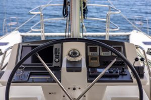 helm, Lagoon 560, catamaran for sale