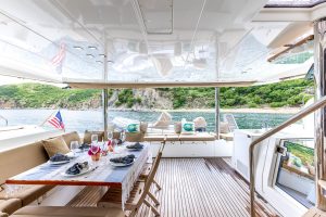 cockpit, Lagoon 560, catamaran for sale