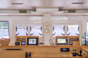 navigation station, Lagoon 560, catamaran for sale