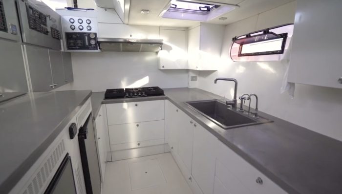 interior, Prout, catamaran for sale