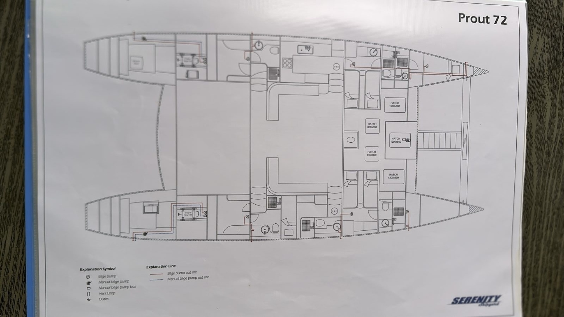 diagram, Prout, catamaran for sale