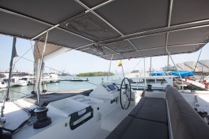 helm, Lagoon 450, catamaran for sale
