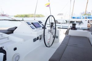 helm, Lagoon 450, catamaran for sale