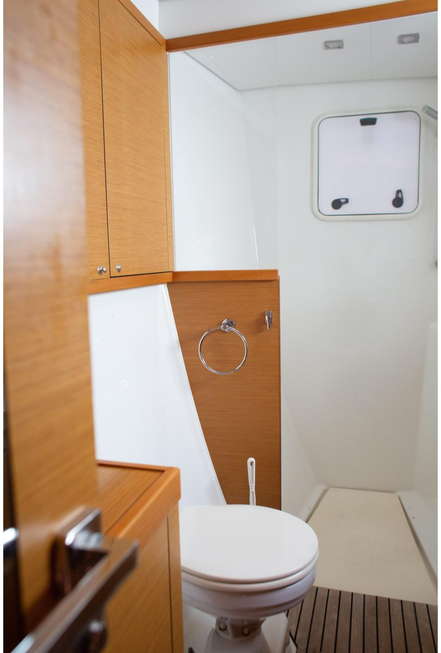 bath, Lagoon 450, catamaran for sale