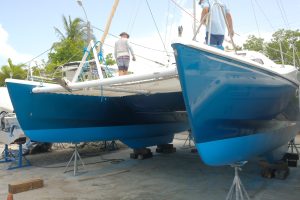 boatyard, Woods, catamaran for sale