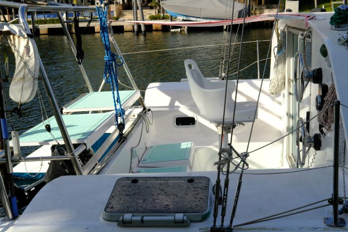 deck, Woods, catamaran for sale