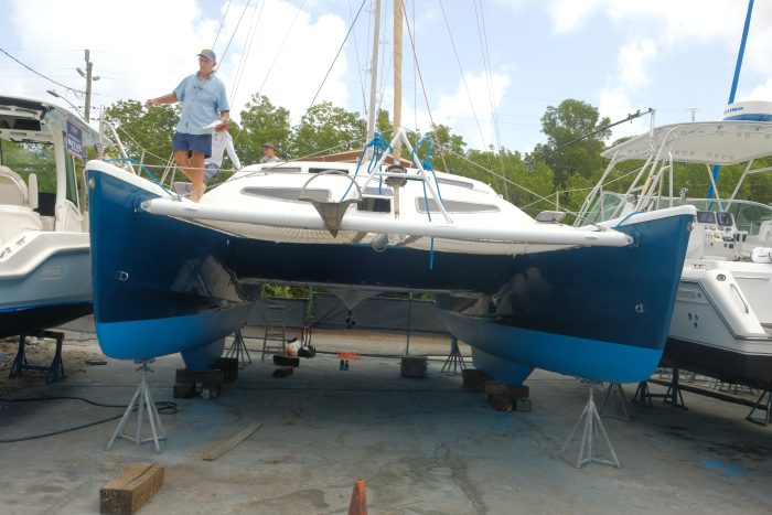 boatyard, Woods, catamaran for sale