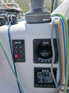 helm, Dehler, sailboat for sale