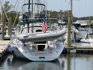 exterior, Catalina 355, sailboat for sale