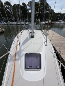 deck, Catalina 355, sailboat for sale