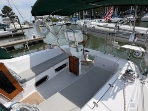 cockpit, Catalina 355, sailboat for sale