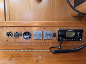 navigation station, Catalina 355, sailboat for sale