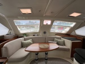 salon, Leopard 40, catamaran for sale