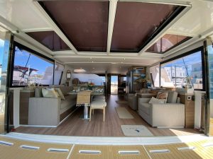 cockpit, Bali 5.4, catamaran for sale