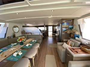 salon, Bali 5.4, catamaran for sale