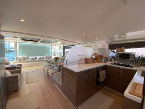 interior, Bali 5.4, catamaran for sale