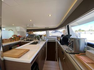 interior, Bali 5.4, catamaran for sale