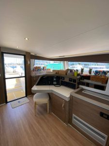 navigation station, Bali 5.4, catamaran for sale