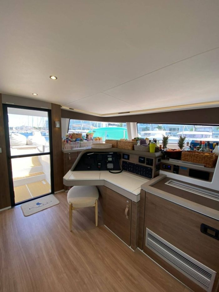 navigation station, Bali 5.4, catamaran for sale