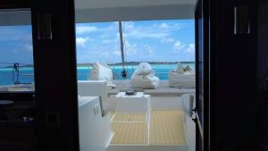 cockpit, Bali 5.4, catamaran for sale
