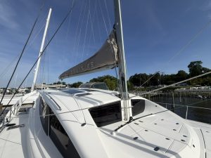 deck, Xquisite X5, catamaran for sale