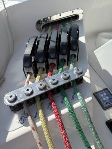 deck, Xquisite X5, catamaran for sale