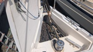 deck, Hunter 410, sailboat for sale