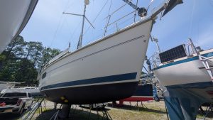 boatyard, Hunter 410, sailboat for sale
