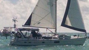 underway, Hunter 410, sailboat for sale