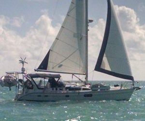 underway, Hunter 410, sailboat for sale