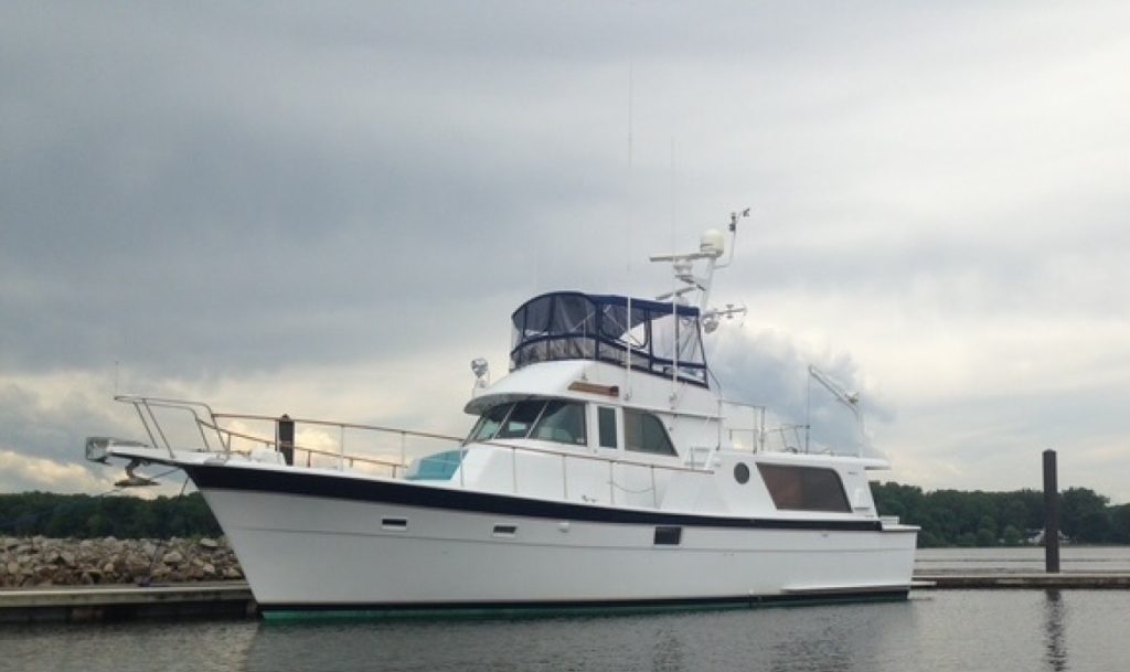 Hatteras 48 LRC, trawler for sale