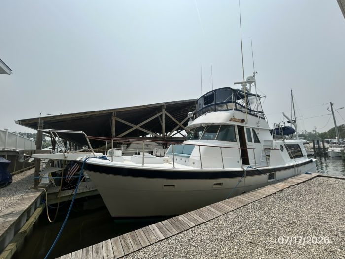 exterior, Hatteras 48 LRC, trawler for sale