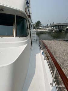 deck, Hatteras 48 LRC, trawler for sale