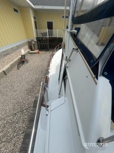 deck, Hatteras 48 LRC, trawler for sale