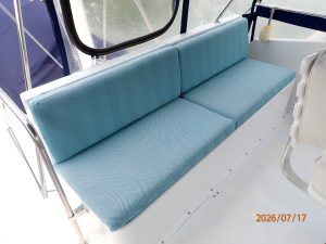 cockpit, Hatteras 48 LRC, trawler for sale