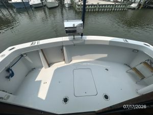 deck, Hatteras 48 LRC, trawler for sale