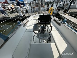 helm, Pearson, sailboat for sale