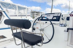 helm, Lagoon 42, catamaran for sale